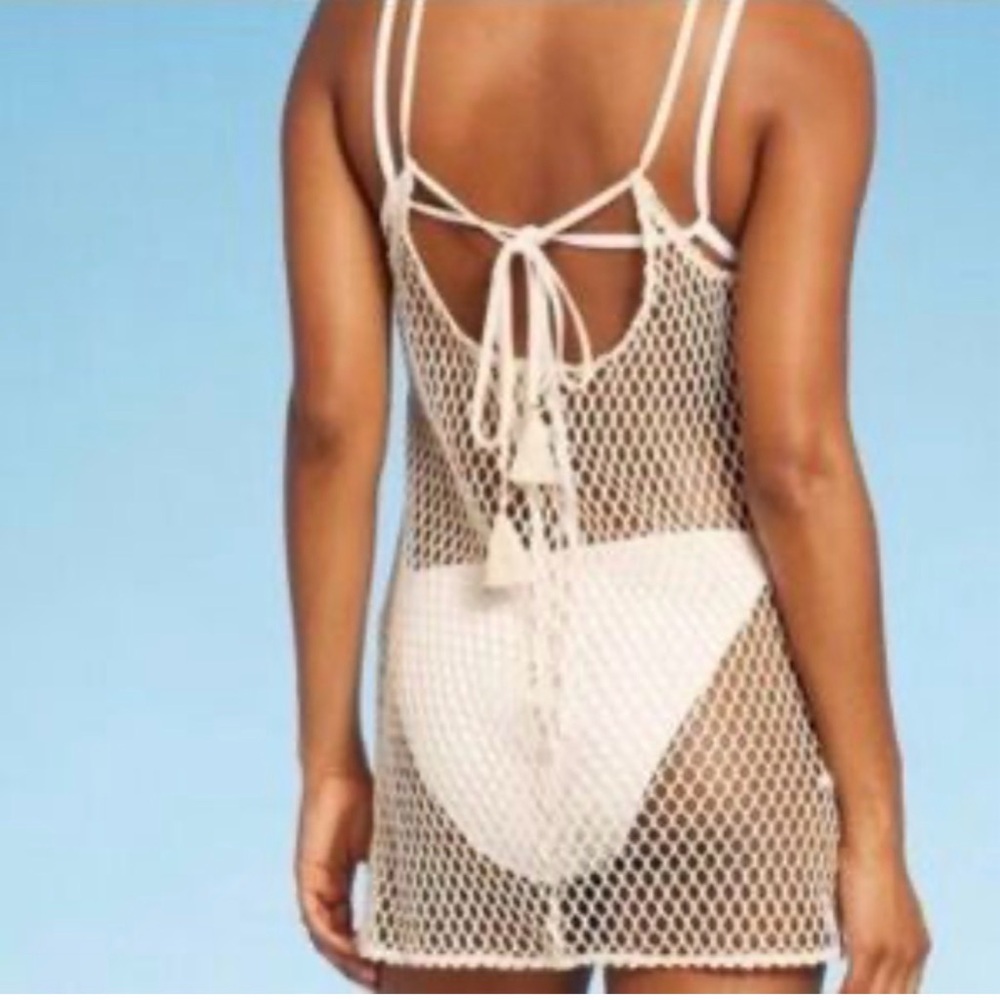 Wild Fable Cream Crochet Cover-Up